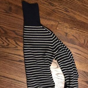 French connection striped turtleneck sweater